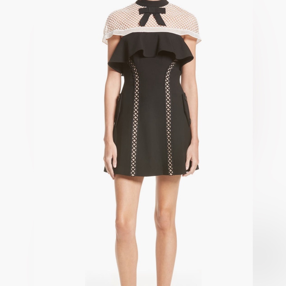 Self Portrail Bow Detail Minidress